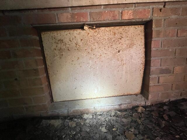 Original Crawl Space Door