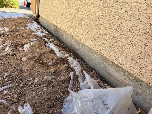 Stem Wall Repair Process: Paint Removal in Peoria, Arizona