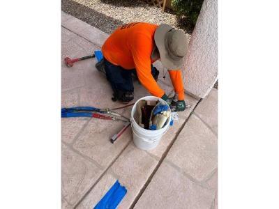 Concrete Leveling Process: 15 minute rule in Tucson, Arizona