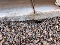 Signs of Settlement Problems: Sunken Concrete and Cracks in Sun Lakes, AZ