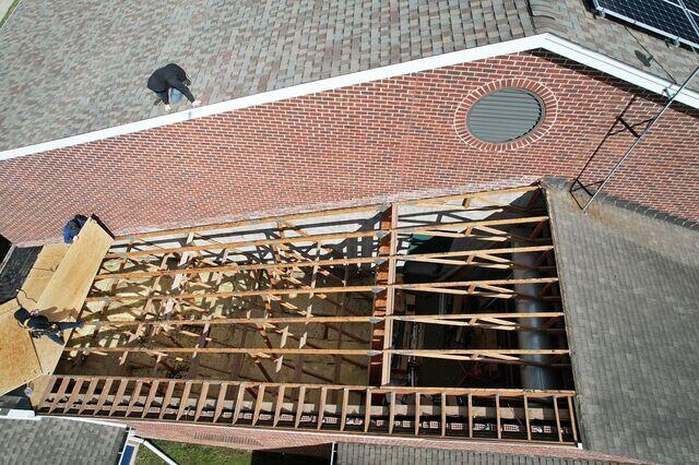 Installing the New Wood Decking