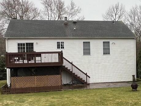 Stained and Worn Out Shingles