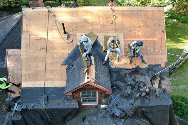 Removing the Old Shingles