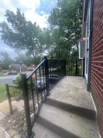 Black 36" Tuscany C-10 Aluminum Railing.