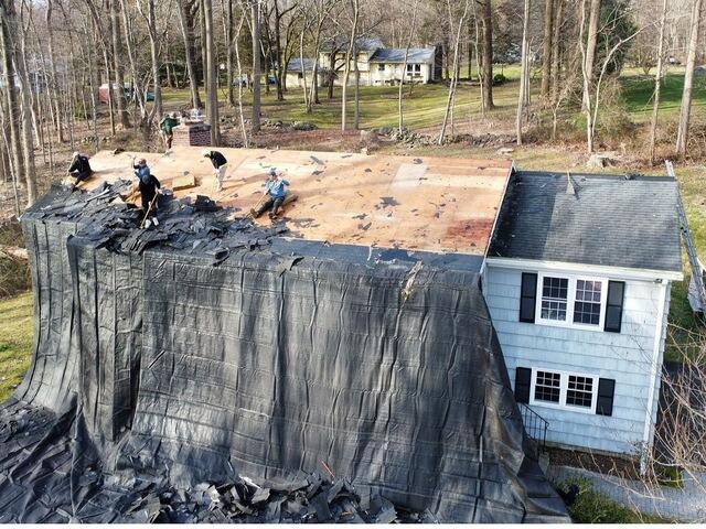 Removing the Old Shingles