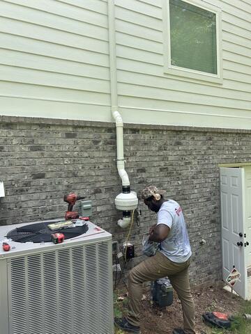 Powerful Radon Fan Installation