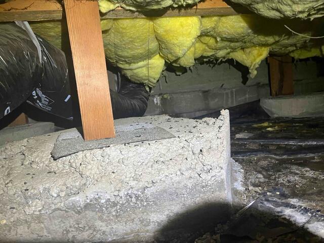 Fiberglass Issues and Evidence of Rodents
