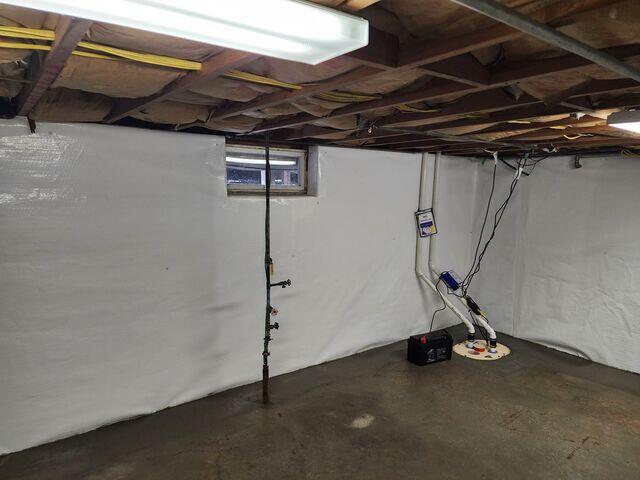 Encapsulated and Dry Basement