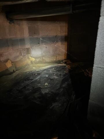 Crawl Space Before Project