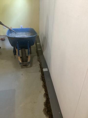 Installing a Drainage System