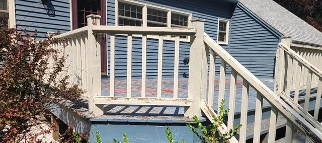 Front View of Deck
