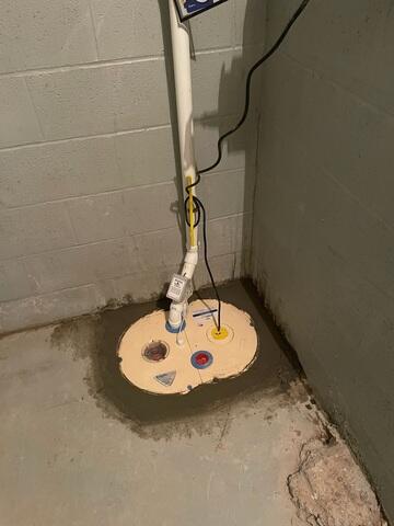 Sump Pump Installation