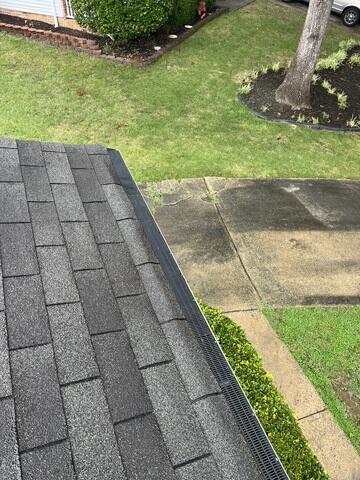 RainDrop Pro Gutter Guards Installed