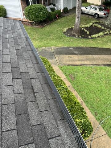 RainDrop Pro Gutter Guards Installed