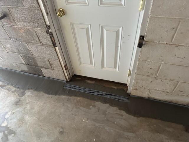 Trench Drain at Door