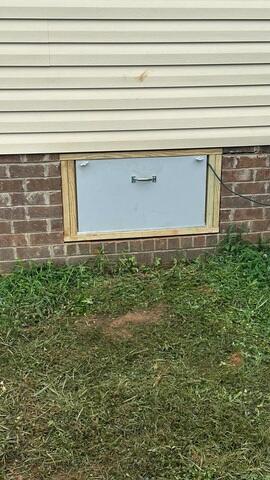 New Crawl Space Door