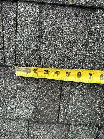 Close up of Damaged Shingles #3