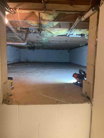 This Crawl Space Is Left Completely Unprotected Against Water Seepage