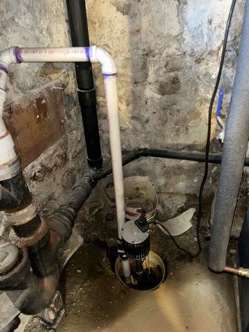 Old Sump Pump
