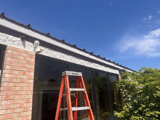 Installation of Fascia Board and Covered with Aluminum Wrap