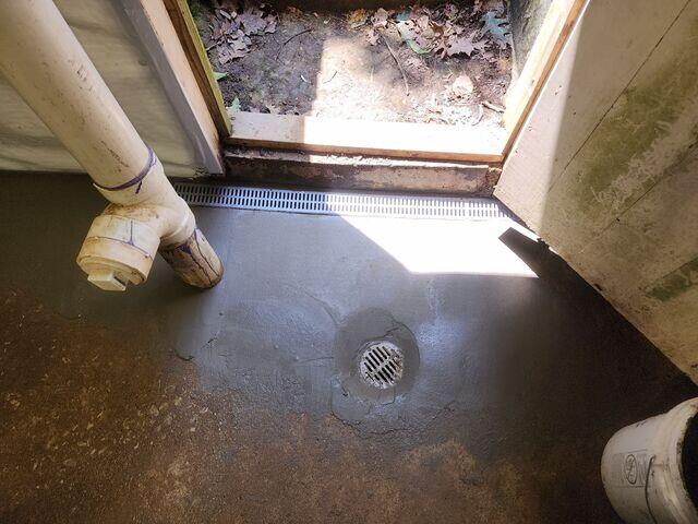 Trench Drain For Stair Well