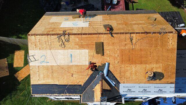 The Shingles are Removed