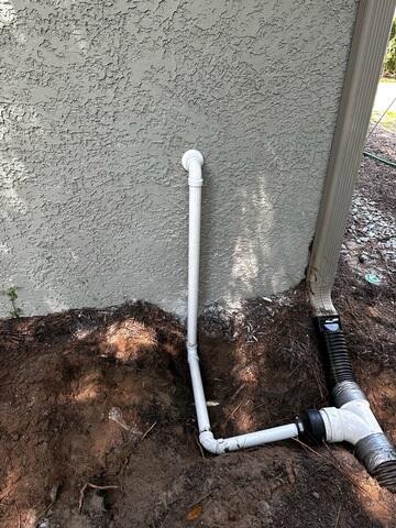 Exterior Drainage Line