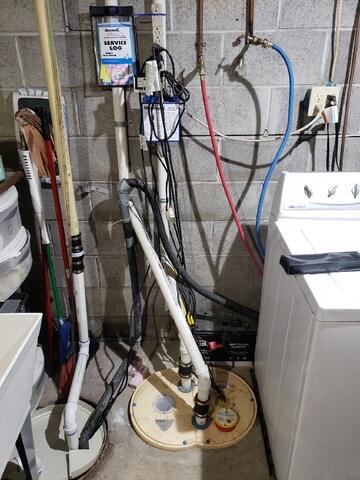 Post TripleSafe SumpPump Installation