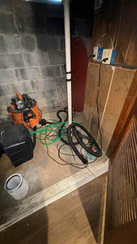 Before Sump Pump Installation