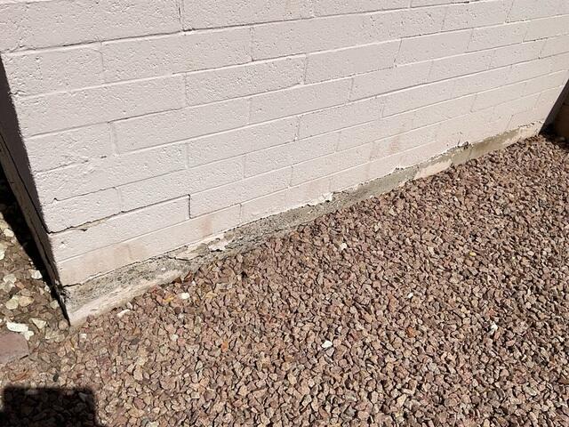 Signs of Stem Wall Failure: Flaking Paint in Glendale, Arizona