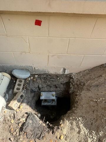 Complete Helical Pier Installation