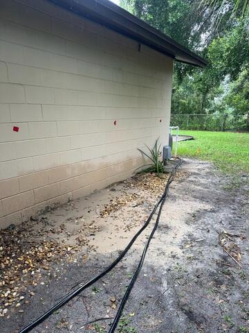 Concealing Helical Piers