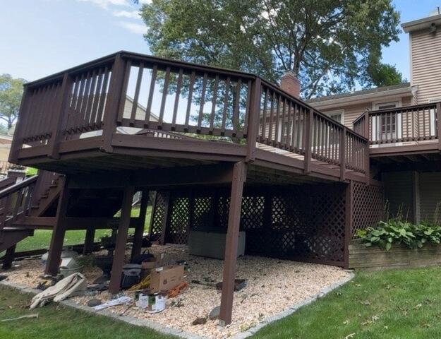 Bottom View of Deck
