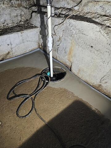 Existing Sump Pump