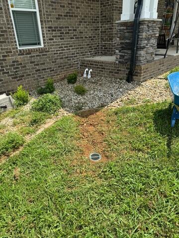 Drainage System Installed
