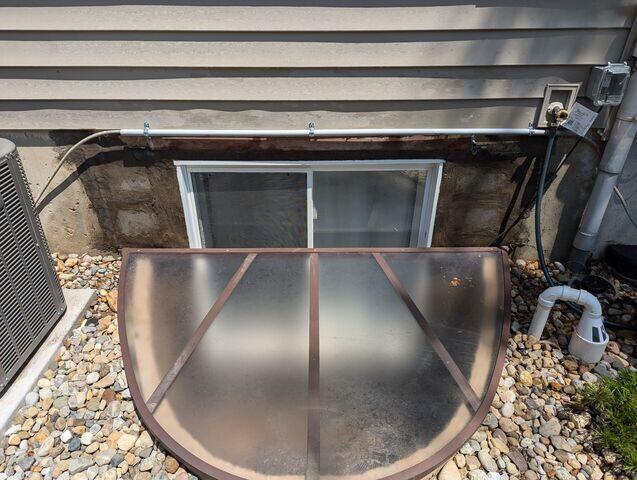 Full View Of Old Window