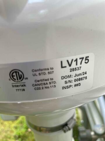 Powerful Radon Fan Installation