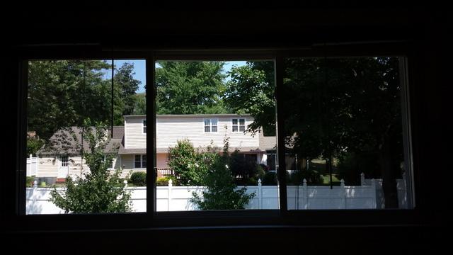 Inside view of the new installed window