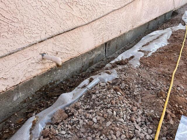 Stem Wall Repair Process: Paint Removal in Gilbert, AZ