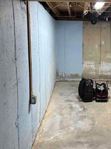 Before: Basement Pre-Waterproofing
