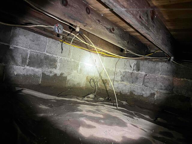 Moisture in the Crawl Space