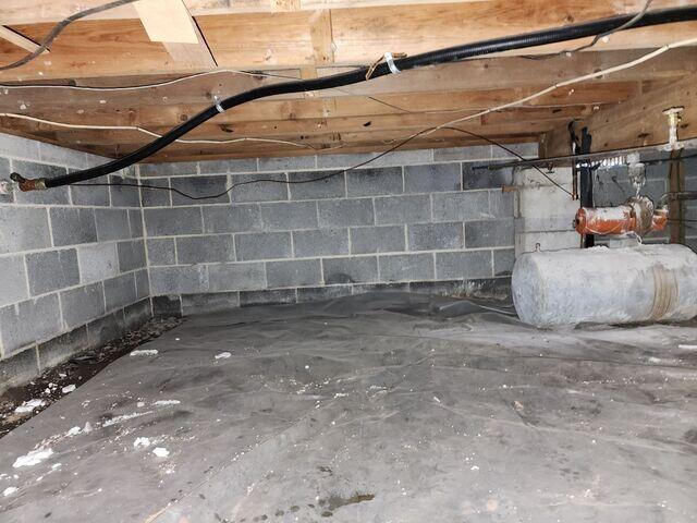 Damp Crawl Space
