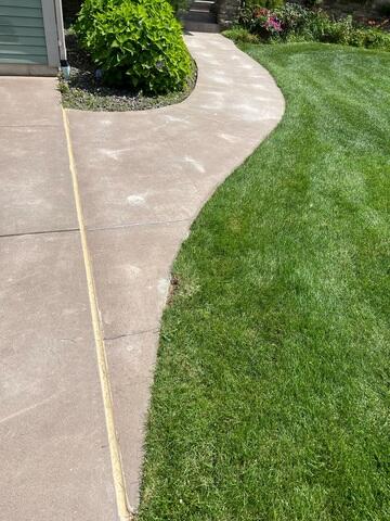 Sealed and Leveled Concrete on Sidewalk and Driveway