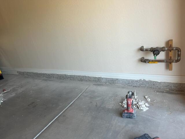 Stem Wall Repair Process: Paint Removal Down in Anthem, Arizona