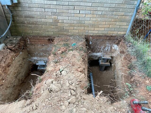 Helical pier Installation