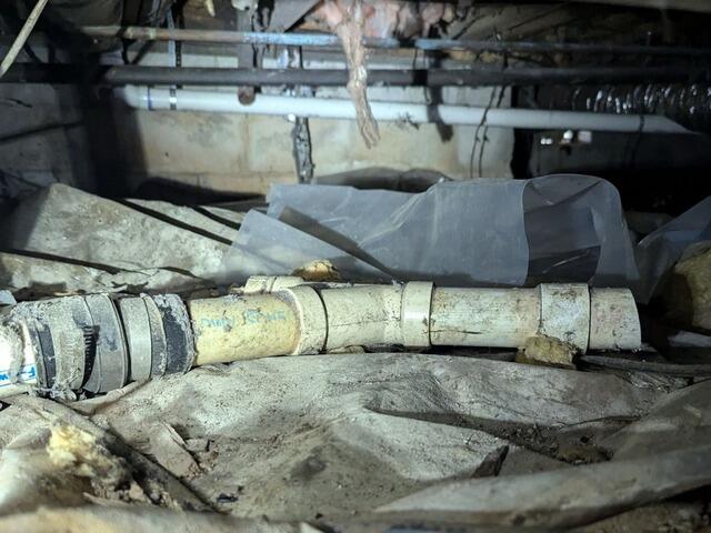 Before Crawl Space Encapsulation