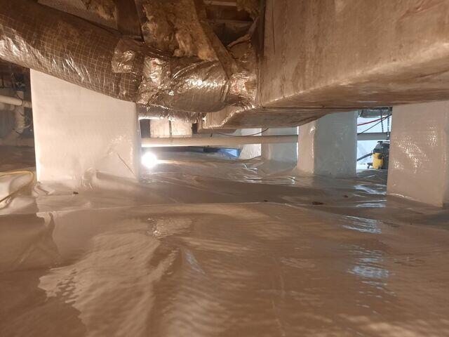 CleanSpace Wrapped around Piers