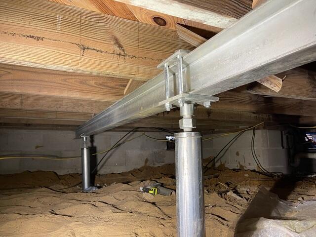 Permanent Crawl Space Stabilization