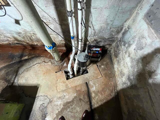 Sump Pump Before