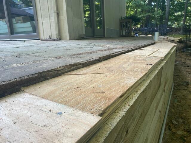 This Patio Is In Desperate Need Of Repair